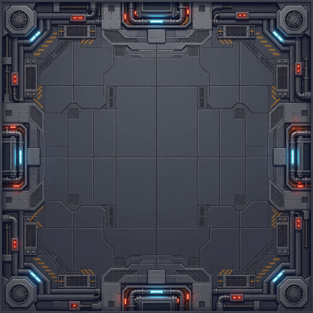 Industrial battlefield artwork
